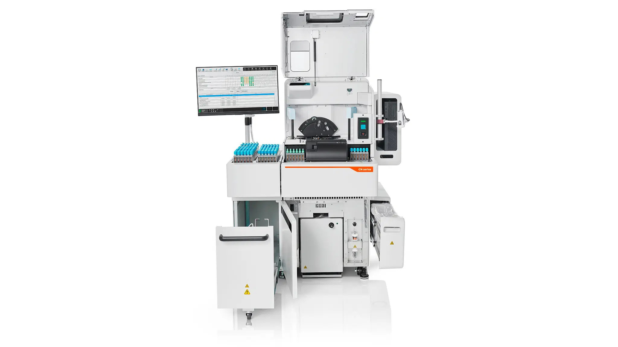 Sistemas CN-3000 y CN-6000 con tapas abiertas